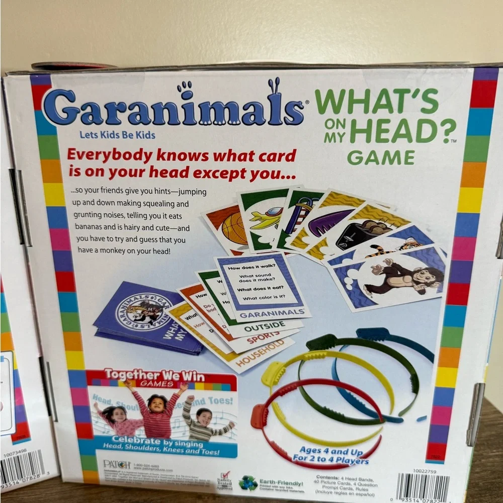 NEW Sealed 2 Garanimals Games & 6 Puzzles Lot Ages 3+ Preschool